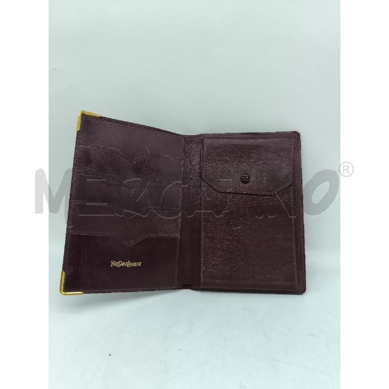 PORTA FOGLIO YVES SAINT LAURENT UOMO PELLE BORDO' | Mercatino dell'Usato Mestre 3