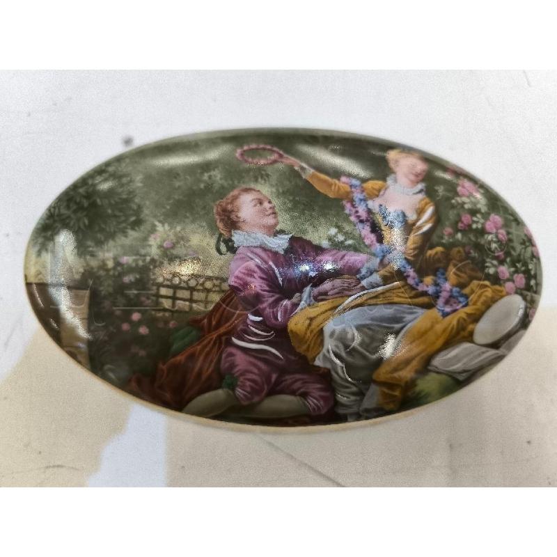 PORTA GIOIE OVALE SCENA CLASSICA LIMOGES | Mercatino dell'Usato Mestre 2