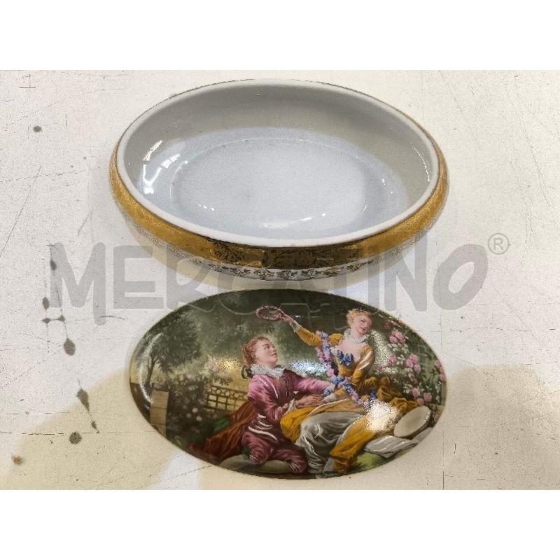 PORTA GIOIE OVALE SCENA CLASSICA LIMOGES | Mercatino dell'Usato Mestre 3
