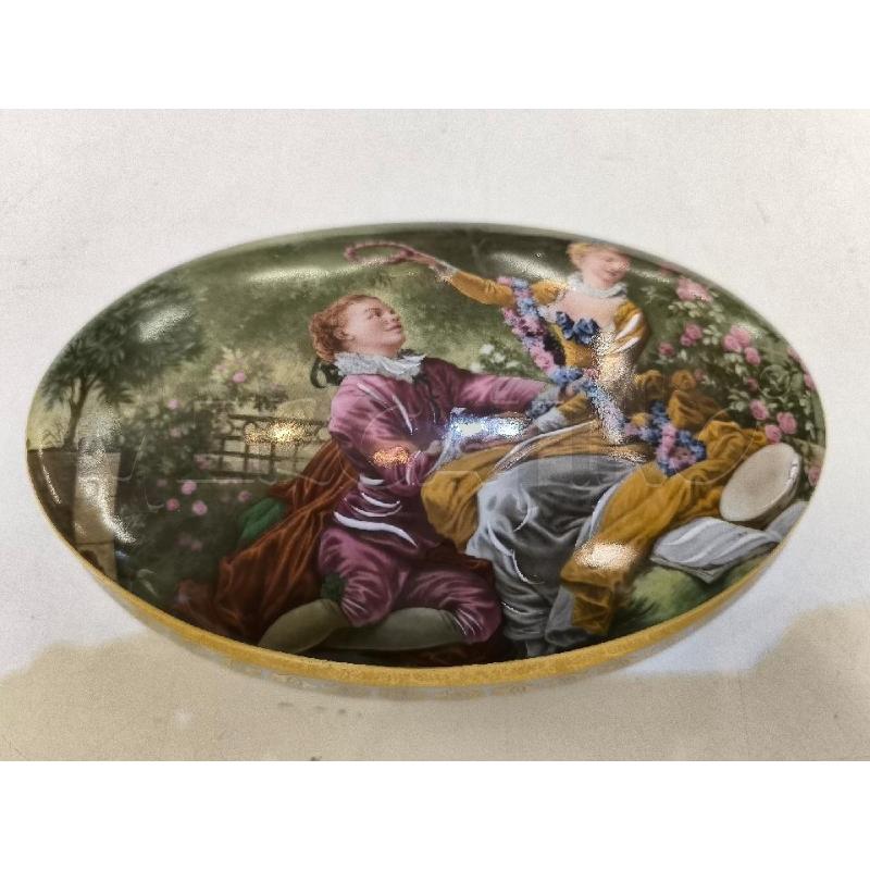 PORTA GIOIE OVALE SCENA CLASSICA LIMOGES | Mercatino dell'Usato Mestre 5