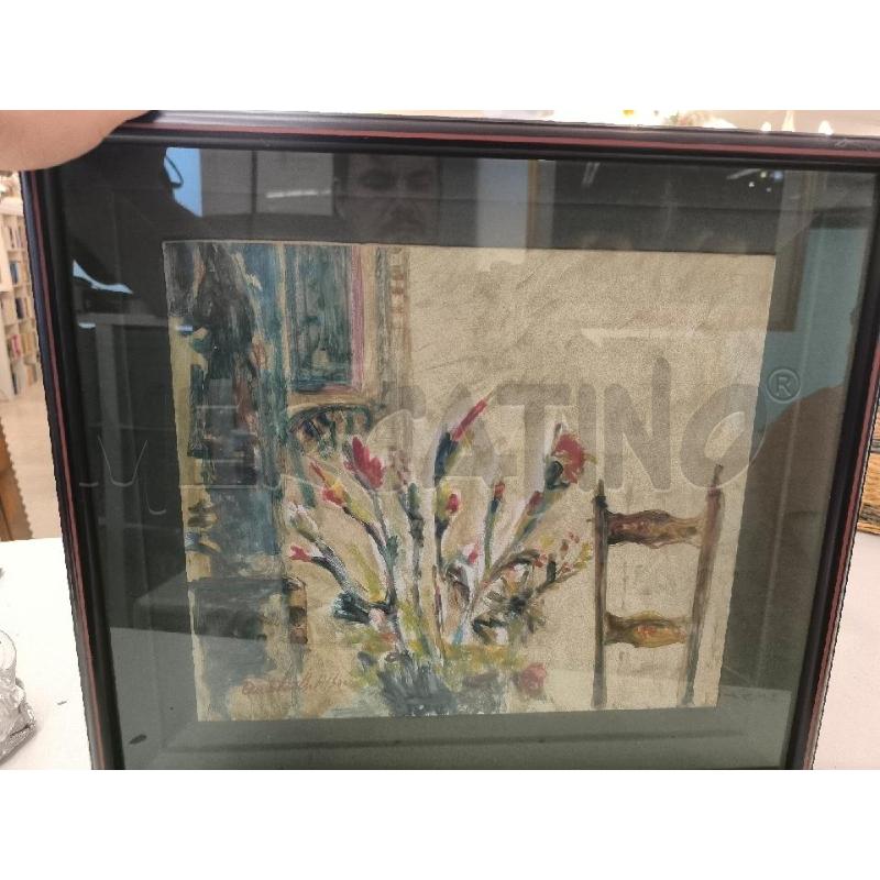 QUADRO ALFIO QUINTAVALLE SU TAVOLETTA  | Mercatino dell'Usato Mestre 1