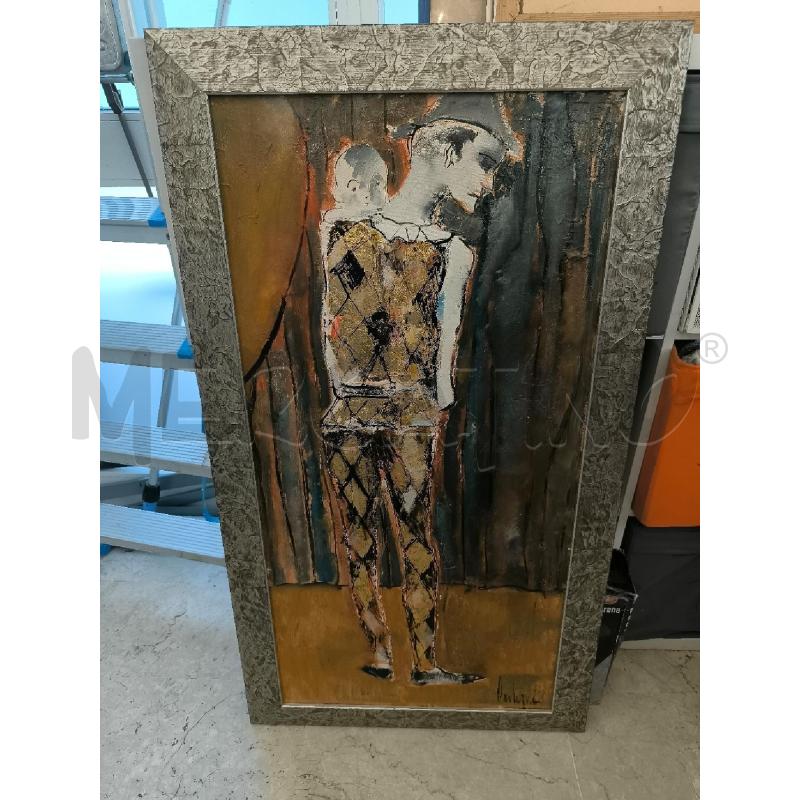 QUADRO ARLECCHINO CASTAGNA | Mercatino dell'Usato Mestre 1