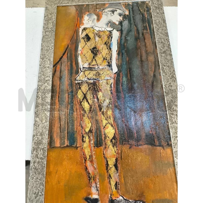 QUADRO ARLECCHINO CASTAGNA | Mercatino dell'Usato Mestre 3
