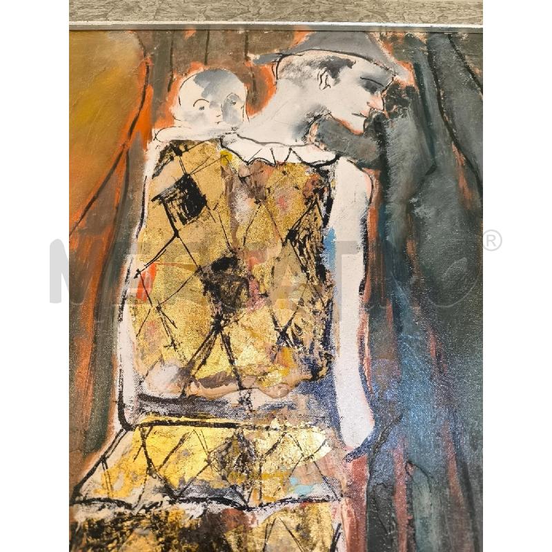 QUADRO ARLECCHINO CASTAGNA | Mercatino dell'Usato Mestre 4