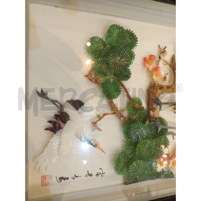 QUADRO ASIATICO MADREPERLA 34X24 | Mercatino dell'Usato Mestre 2