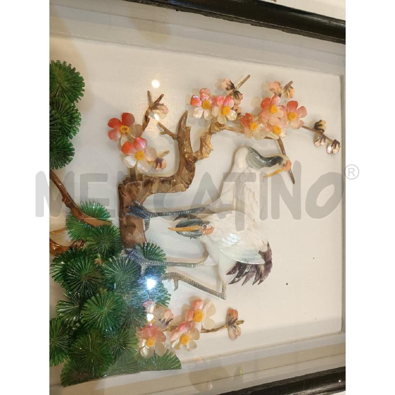 QUADRO ASIATICO MADREPERLA 34X24 | Mercatino dell'Usato Mestre 3