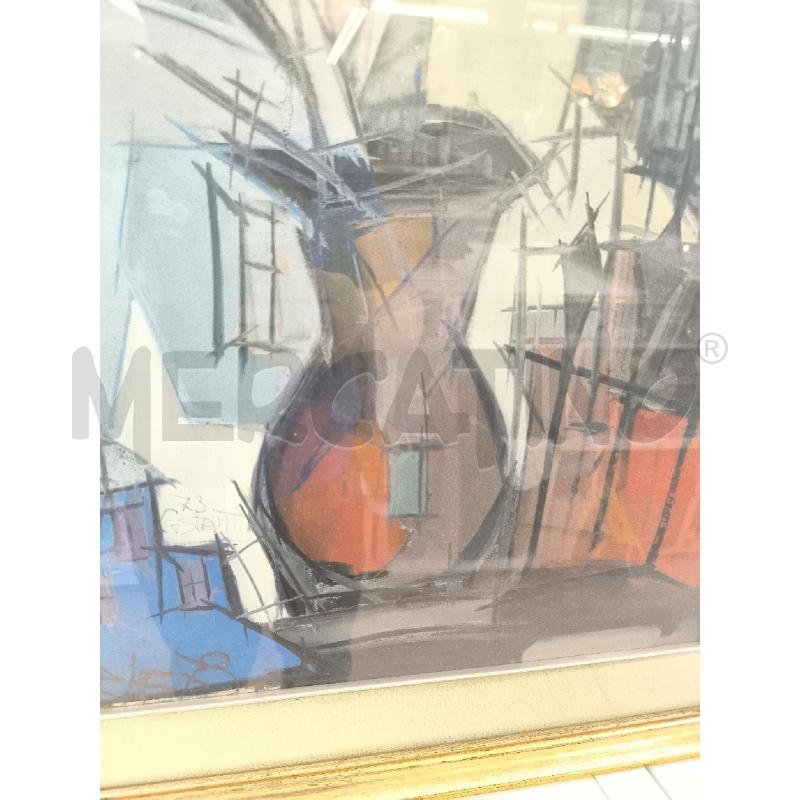 QUADRO ASTRATTO VASO CON PAESAGGIO | Mercatino dell'Usato Mestre 3