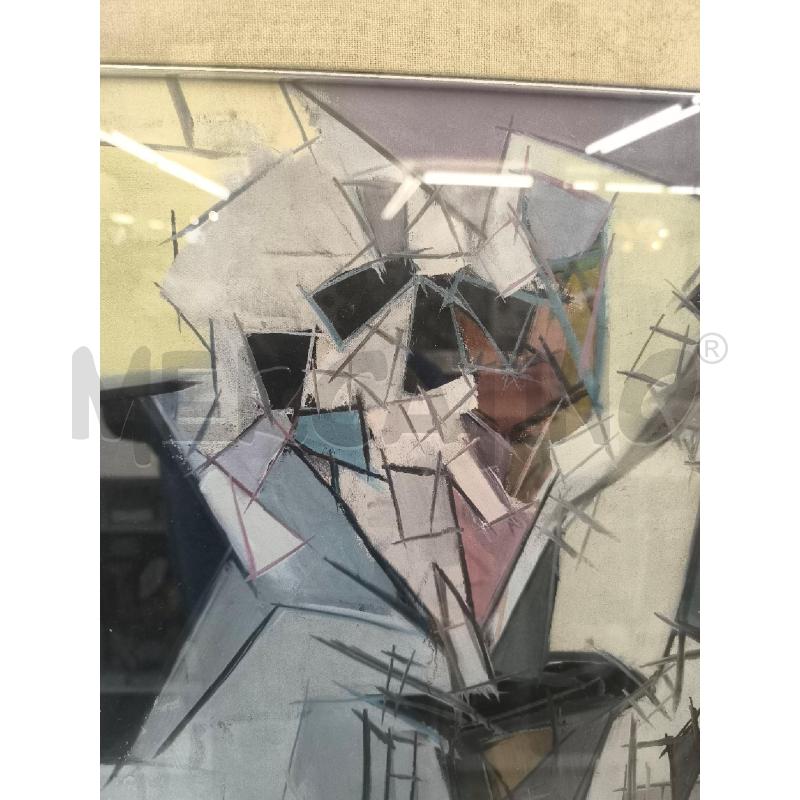 QUADRO ASTRATTO VASO CON PAESAGGIO | Mercatino dell'Usato Mestre 4