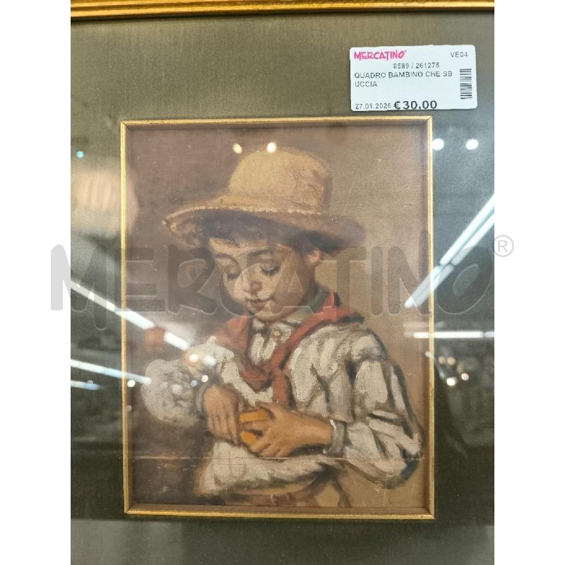 QUADRO BAMBINO CHE SBUCCIA | Mercatino dell'Usato Mestre 2