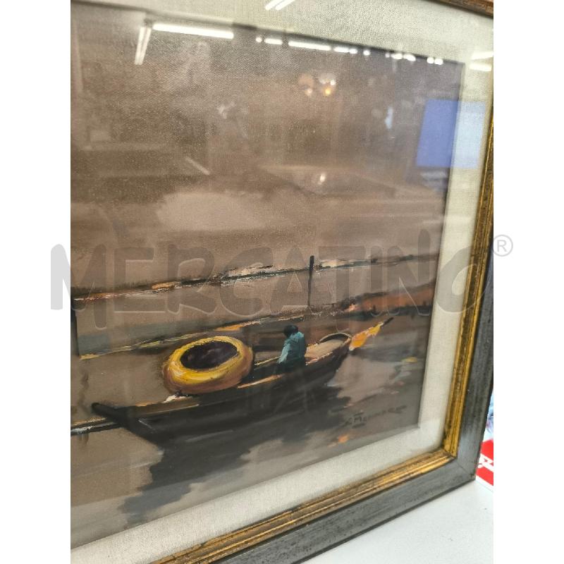 QUADRO BARCA VISTA LAGUNA | Mercatino dell'Usato Mestre 2