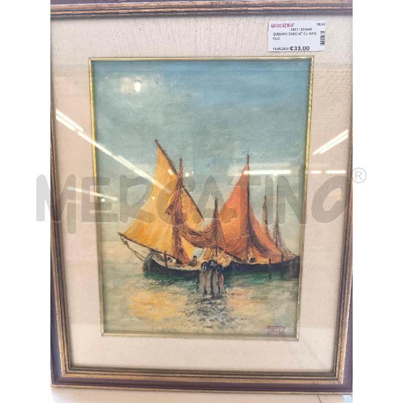 QUADRO BARCHE SU BRICOLA | Mercatino dell'Usato Mestre 1