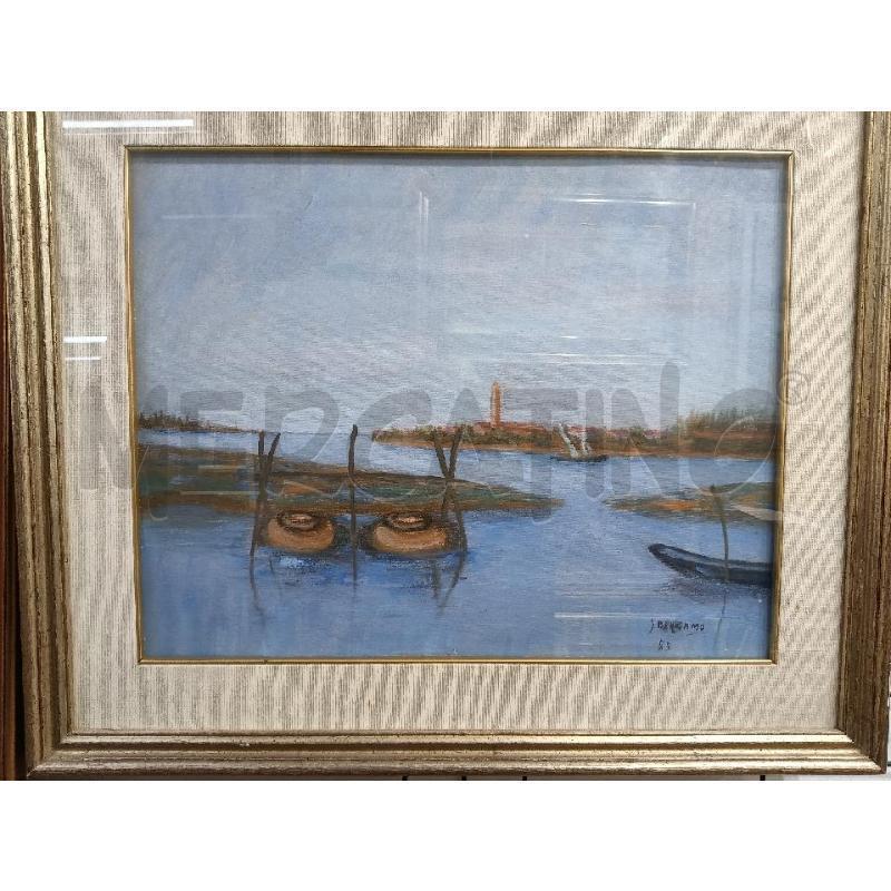 QUADRO BERGAMO VISTA BURANO | Mercatino dell'Usato Mestre 1