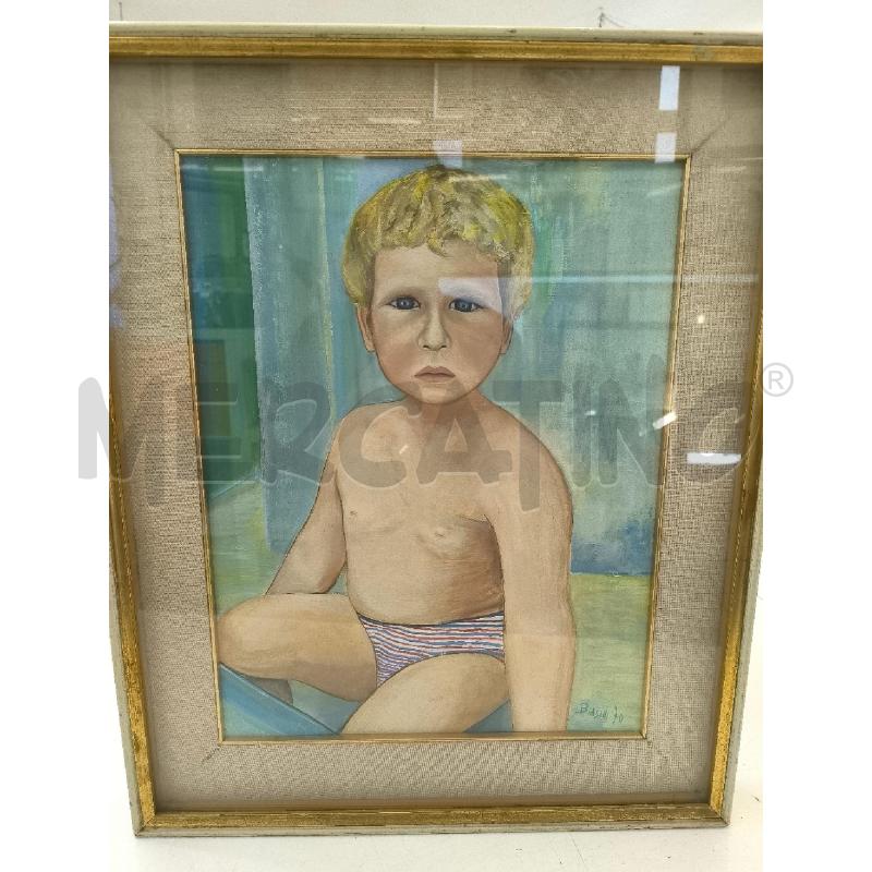 QUADRO BIMBO IN COSTUME BIASINI | Mercatino dell'Usato Mestre 1