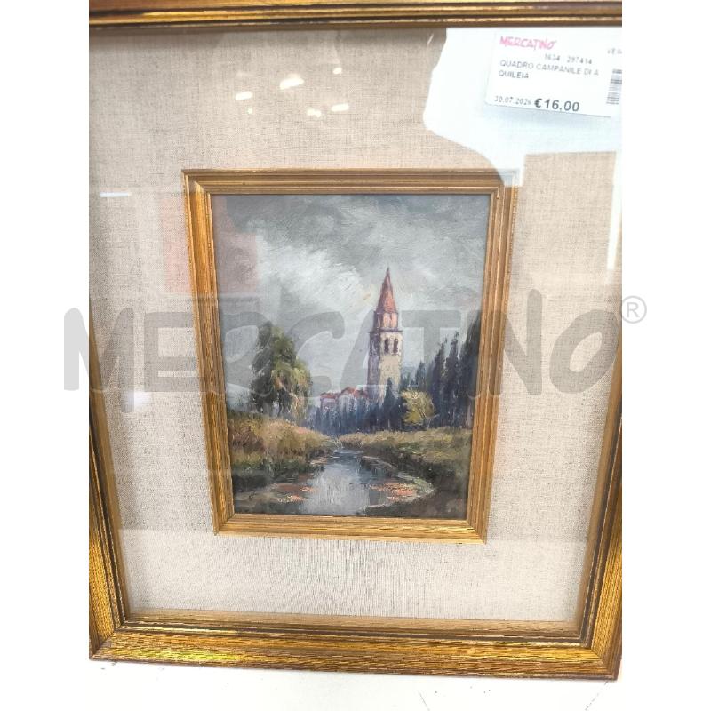 QUADRO CAMPANILE DI AQUILEIA | Mercatino dell'Usato Mestre 1