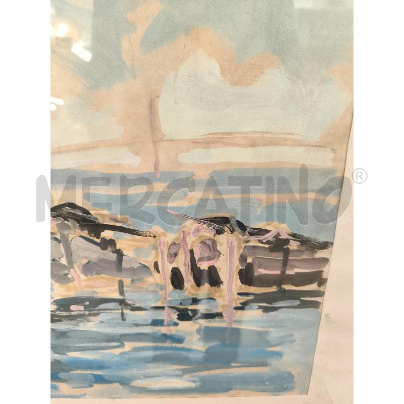 QUADRO CAVALDORO PAESAGGIO LAGUNARE | Mercatino dell'Usato Mestre 4