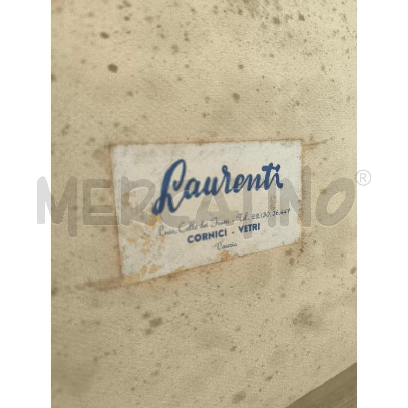 QUADRO EZELINO BRIANTE MOLO CON BARCHE | Mercatino dell'Usato Mestre 3