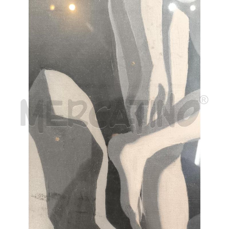 QUADRO FIGURA FEMMINILE FONDO GRIGIO | Mercatino dell'Usato Mestre 4