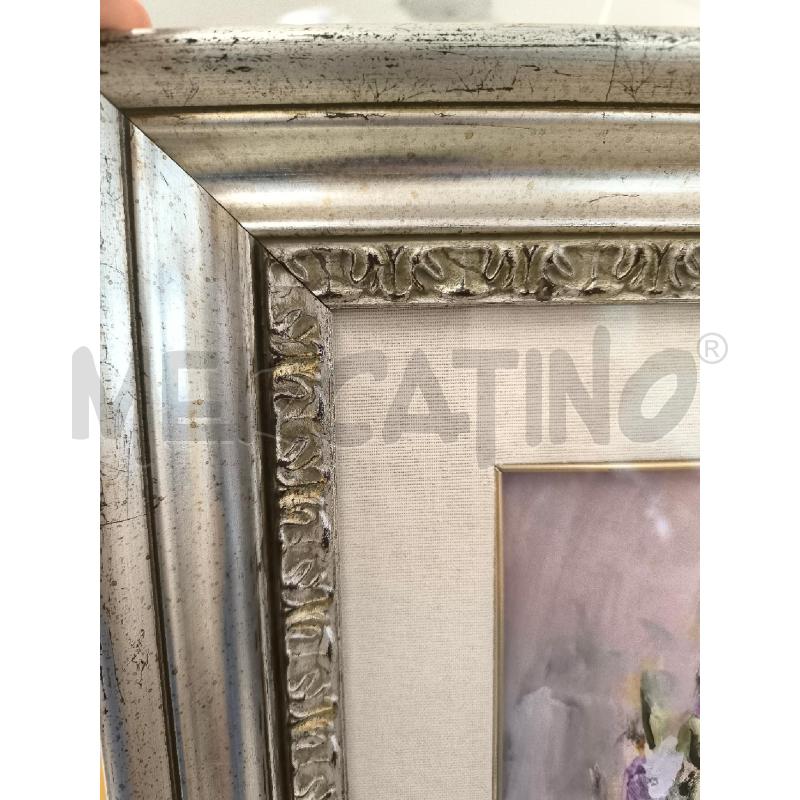 QUADRO FIORI AZZURRI E VIOLA | Mercatino dell'Usato Mestre 2