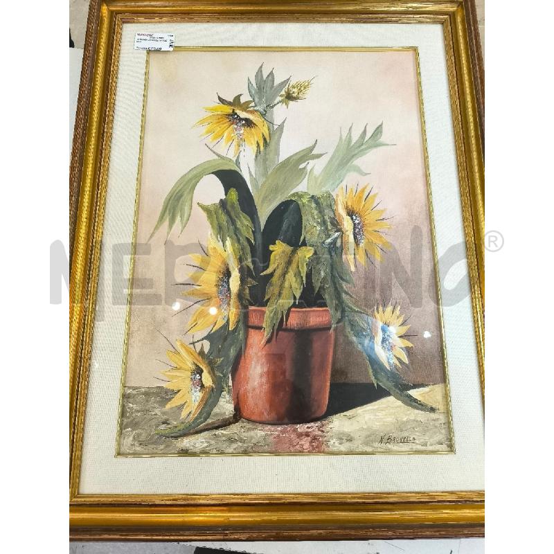 QUADRO GIRASOLI BRUNELLO | Mercatino dell'Usato Mestre 3