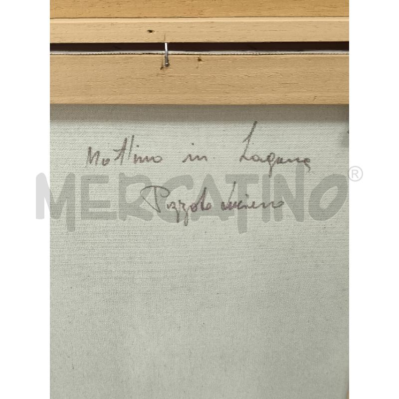 QUADRO GRANDE PIZZATO LUCIANO LAGUNA VENETA | Mercatino dell'Usato Mestre 5