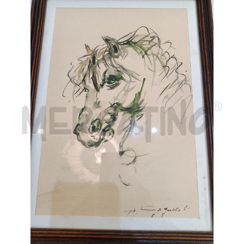 QUADRO GRIGUOLO AMELIO CAVALLO TESTA | Mercatino dell'Usato Mestre 1