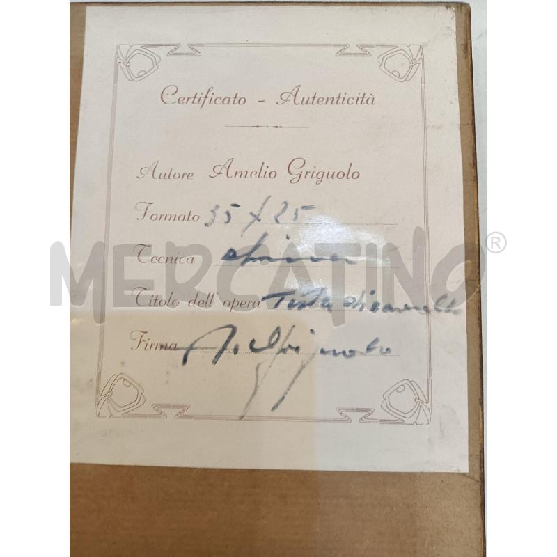 QUADRO GRIGUOLO AMELIO CAVALLO TESTA | Mercatino dell'Usato Mestre 4