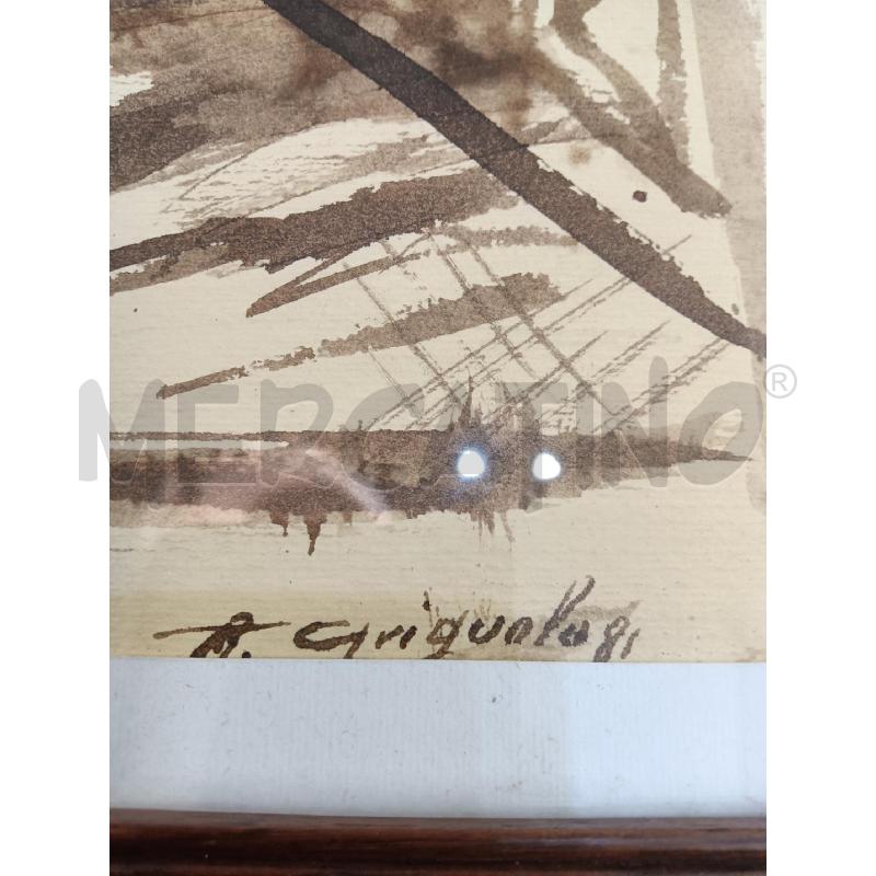 QUADRO GRIGUOLO AMELIO SCORCIO | Mercatino dell'Usato Mestre 2