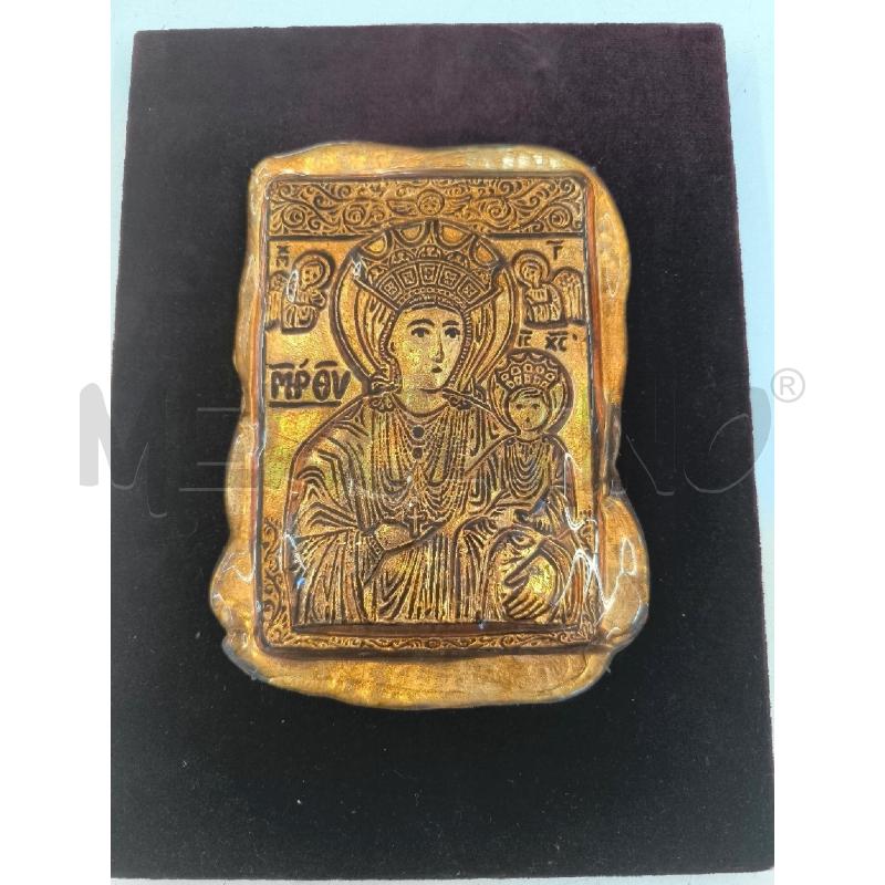 QUADRO ICONA IN VETRO MURANO CON DIVINITA | Mercatino dell'Usato Mestre 1