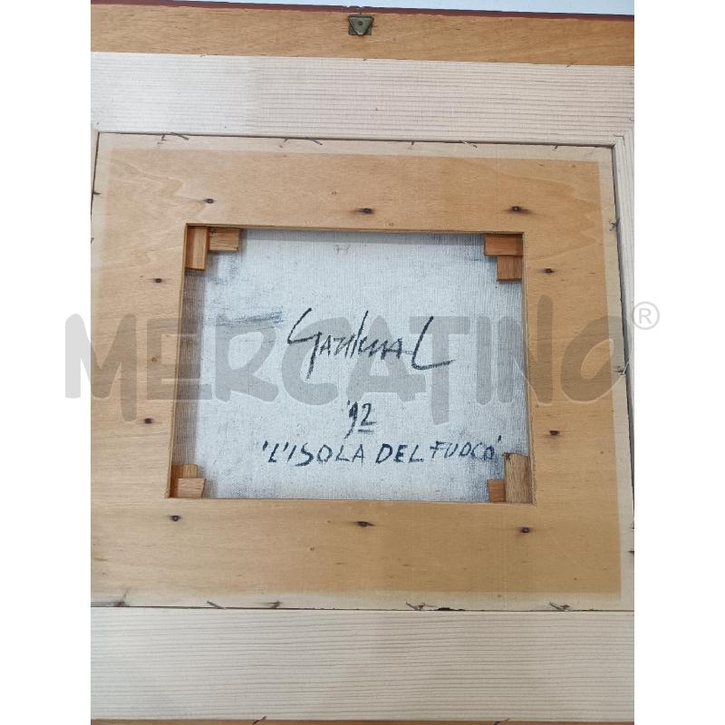 QUADRO LUIGI GARDENAL L'ISOLA DEL FUOCO | Mercatino dell'Usato Mestre 3