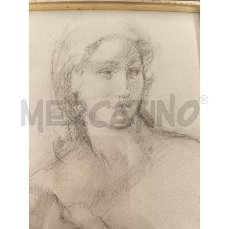 QUADRO MATITA VOLTO FEMMINILE CHE ALLATTA | Mercatino dell'Usato Mestre 3