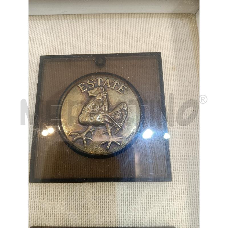 QUADRO MEDAGLIE IN BRONZO LUCIANO MINGUZZI | Mercatino dell'Usato Mestre 3