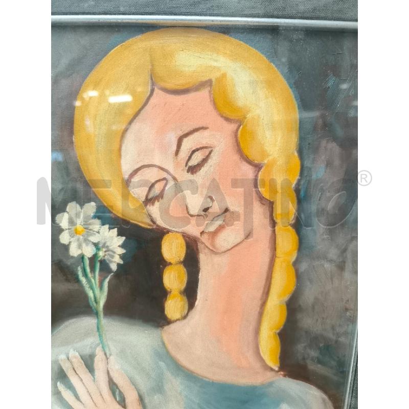 QUADRO NADO OVIDI DONNA CON MARGHERITA | Mercatino dell'Usato Mestre 3