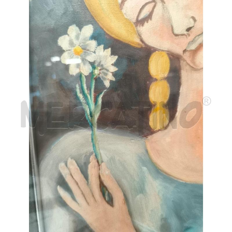 QUADRO NADO OVIDI DONNA CON MARGHERITA | Mercatino dell'Usato Mestre 4