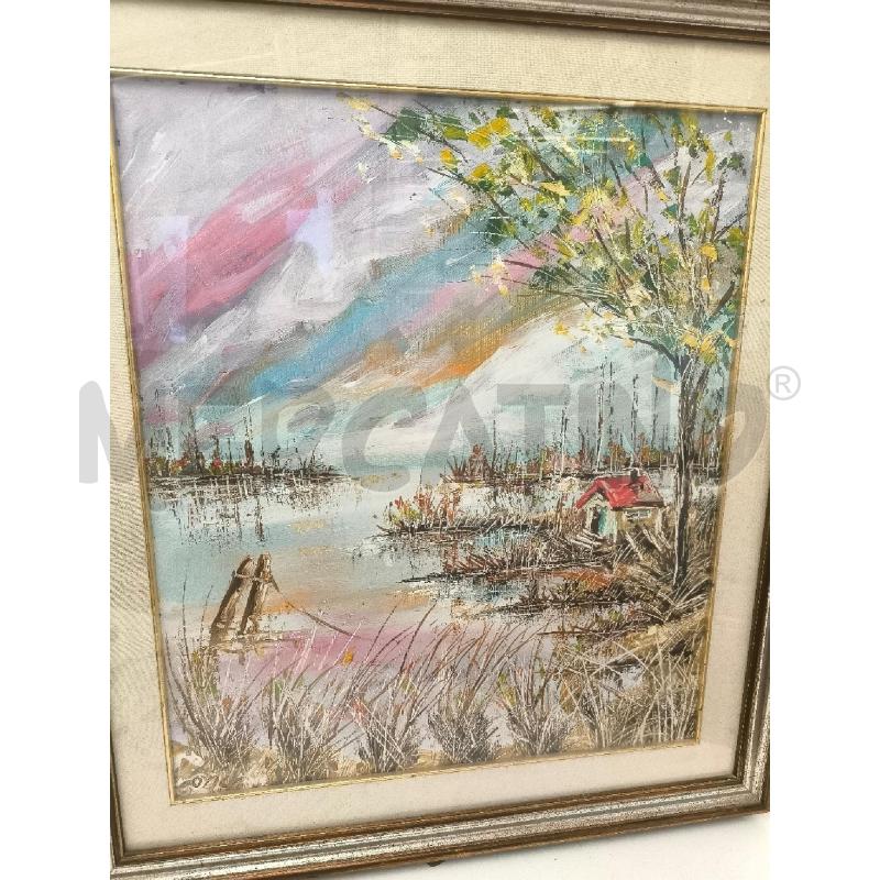QUADRO NANDO OVIDI LAGUNA | Mercatino dell'Usato Mestre 1