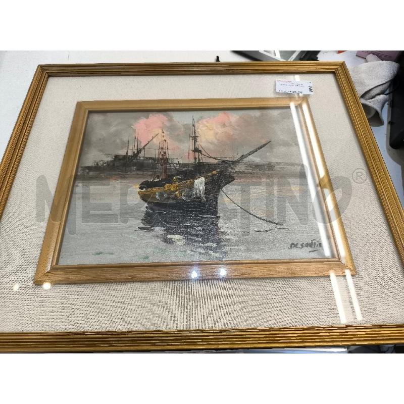 QUADRO NAVE IN PORTO  | Mercatino dell'Usato Mestre 4