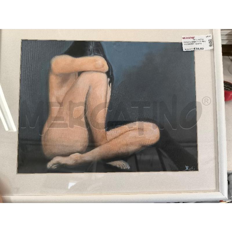 QUADRO NUDO OLIO SU CARTONCINO TELATO | Mercatino dell'Usato Mestre 1