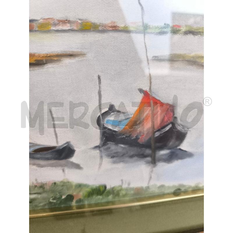 QUADRO OLIO SU TELA BARENA | Mercatino dell'Usato Mestre 3