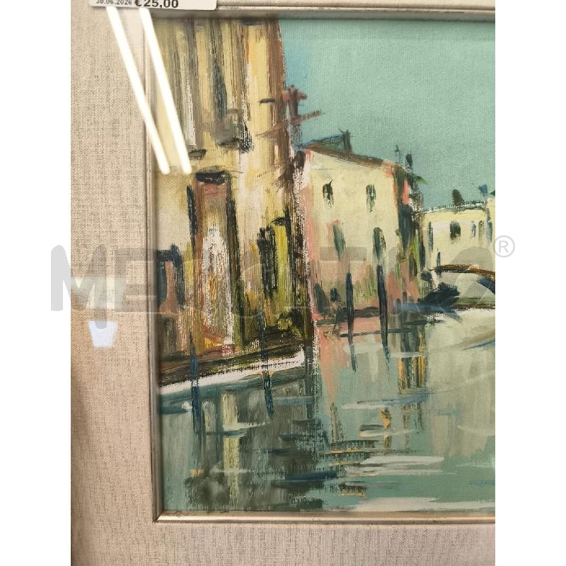 QUADRO OLIO VISTA DI VENEZIA RIO  | Mercatino dell'Usato Mestre 2