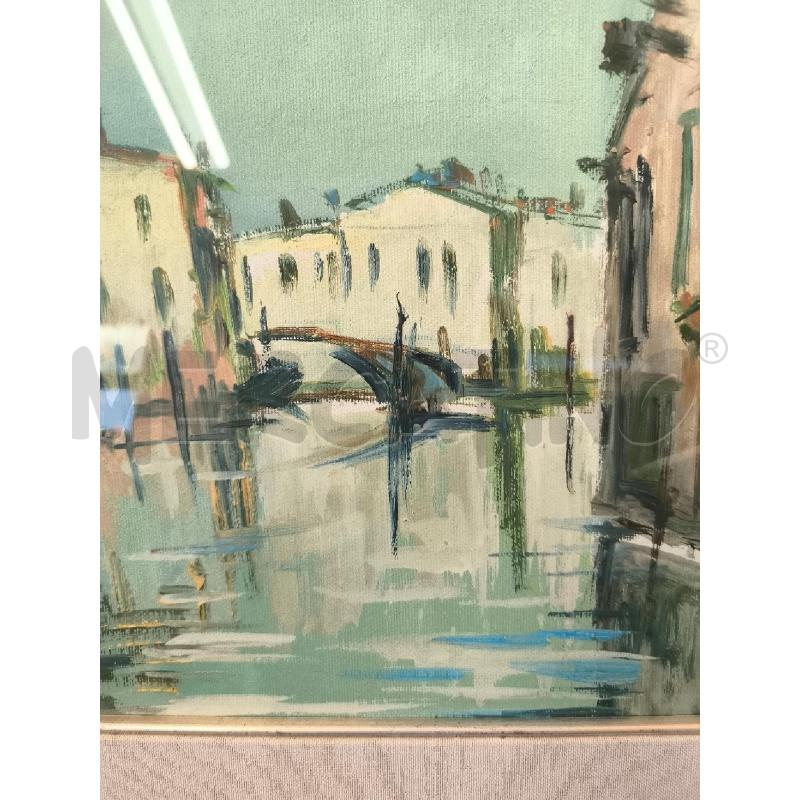 QUADRO OLIO VISTA DI VENEZIA RIO  | Mercatino dell'Usato Mestre 3