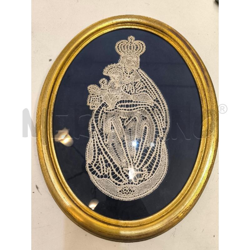 QUADRO OVALE PIZZO MADONNA DI PELLESTRINA | Mercatino dell'Usato Mestre 1