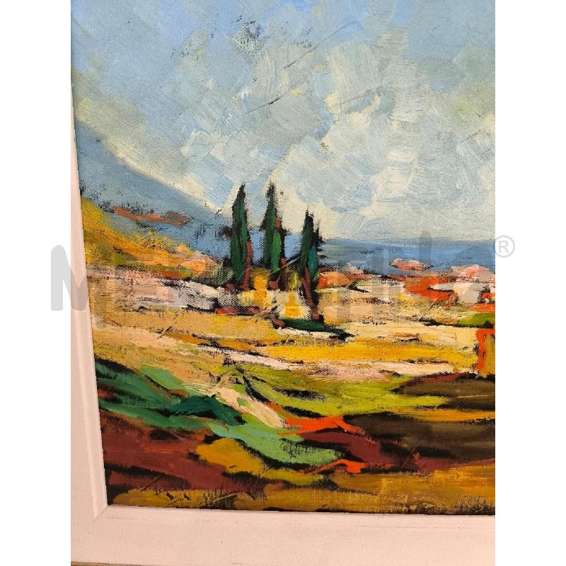 QUADRO PAESAGGIO COLLI SICILIANI | Mercatino dell'Usato Mestre 3