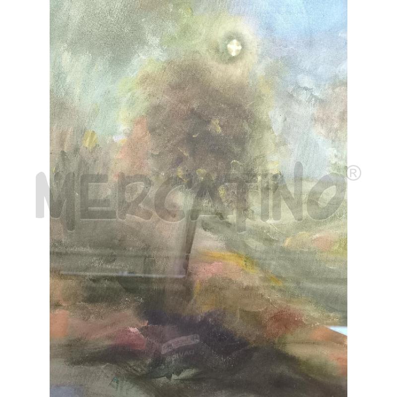 QUADRO PAESAGGIO CON ALBERI | Mercatino dell'Usato Mestre 4