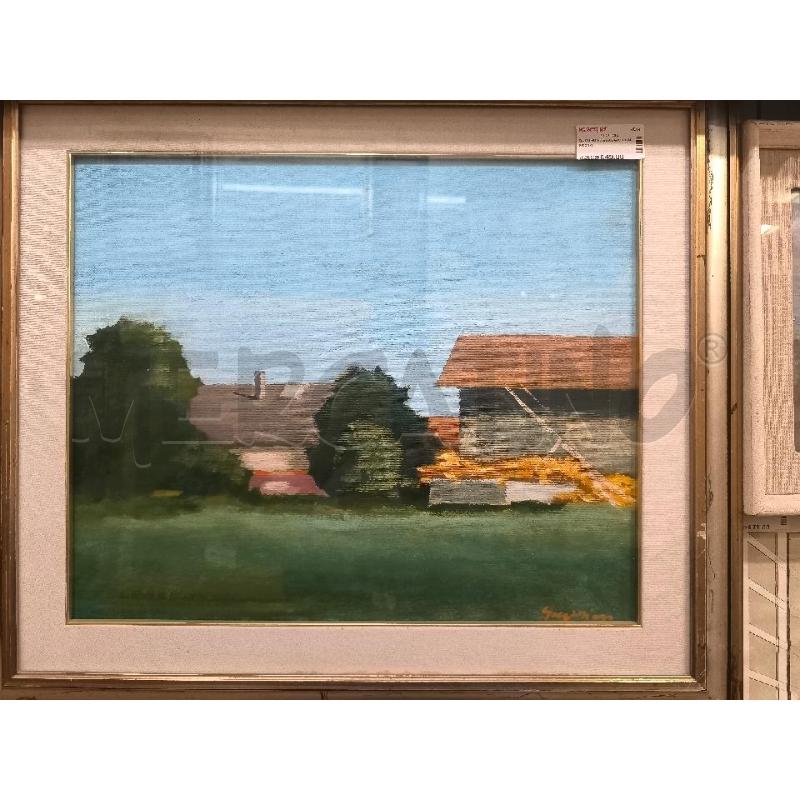 QUADRO PAESAGGIO CON PRATO | Mercatino dell'Usato Mestre 1