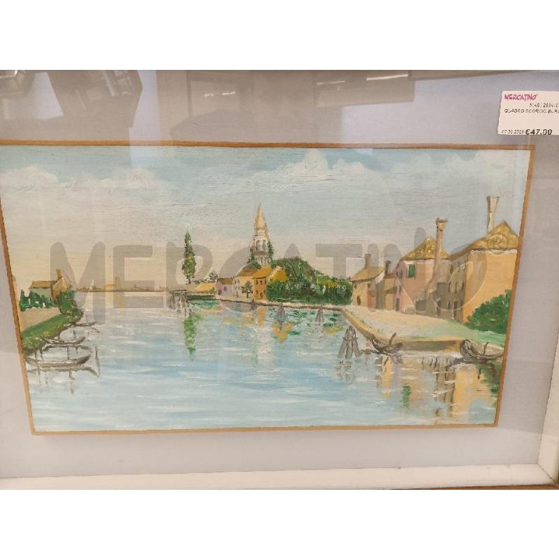 QUADRO SCORCIO BURANO | Mercatino dell'Usato Mestre 1