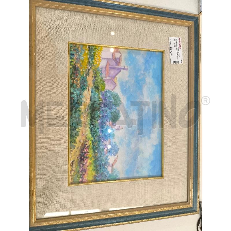 QUADRO SPAGGIARI CASE SU FIUME | Mercatino dell'Usato Mestre 1