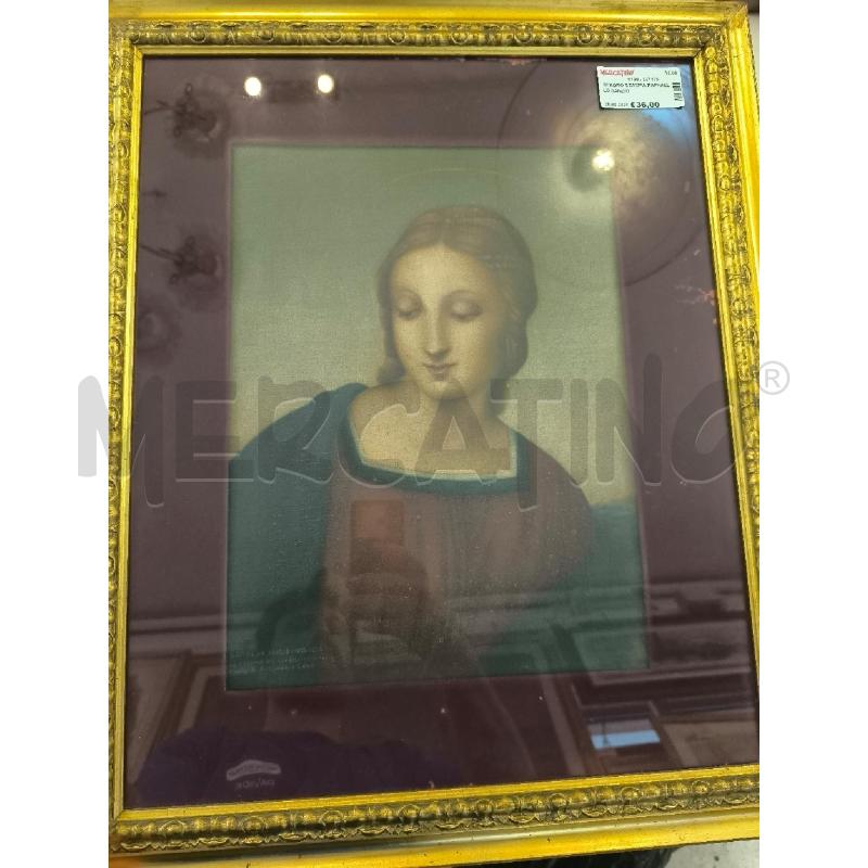 QUADRO STAMPA RAFFAELLO SANZIO | Mercatino dell'Usato Mestre 1