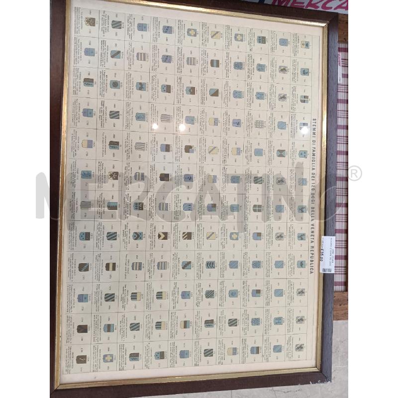 QUADRO STEMMI DEI DOGI | Mercatino dell'Usato Mestre 1