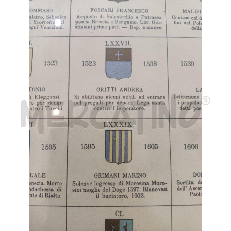 QUADRO STEMMI DEI DOGI | Mercatino dell'Usato Mestre 2