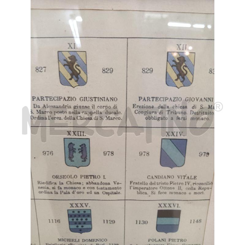 QUADRO STEMMI DEI DOGI | Mercatino dell'Usato Mestre 3
