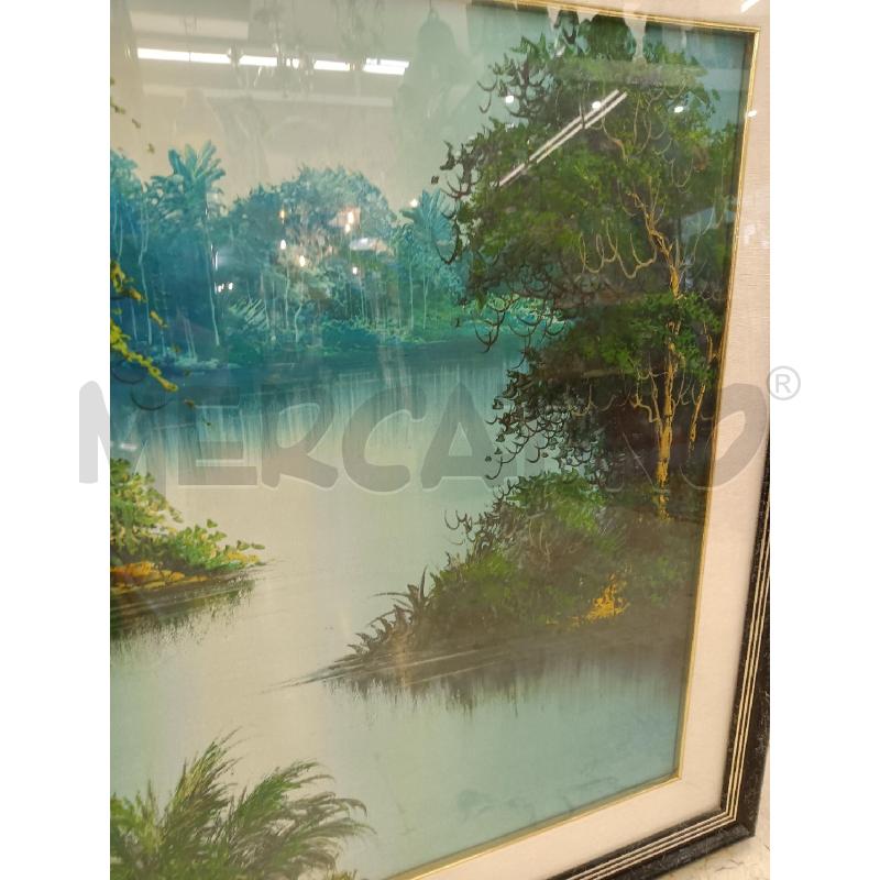 QUADRO STLILE THAILANDESE CASA SUL LAGO | Mercatino dell'Usato Mestre 3